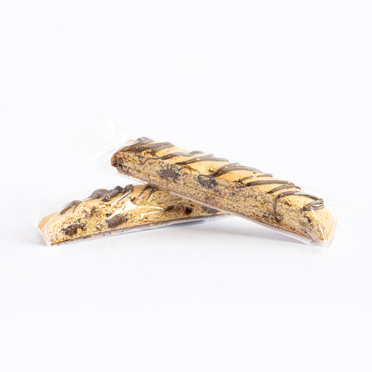 Frangelico Chocolate Toffee Chunk Biscotti